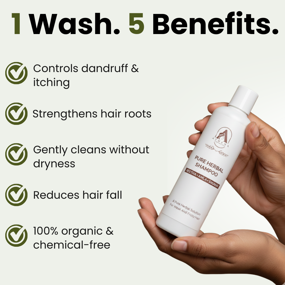 Organic Herbal Anti-Dandruff Shampoo (250ml)