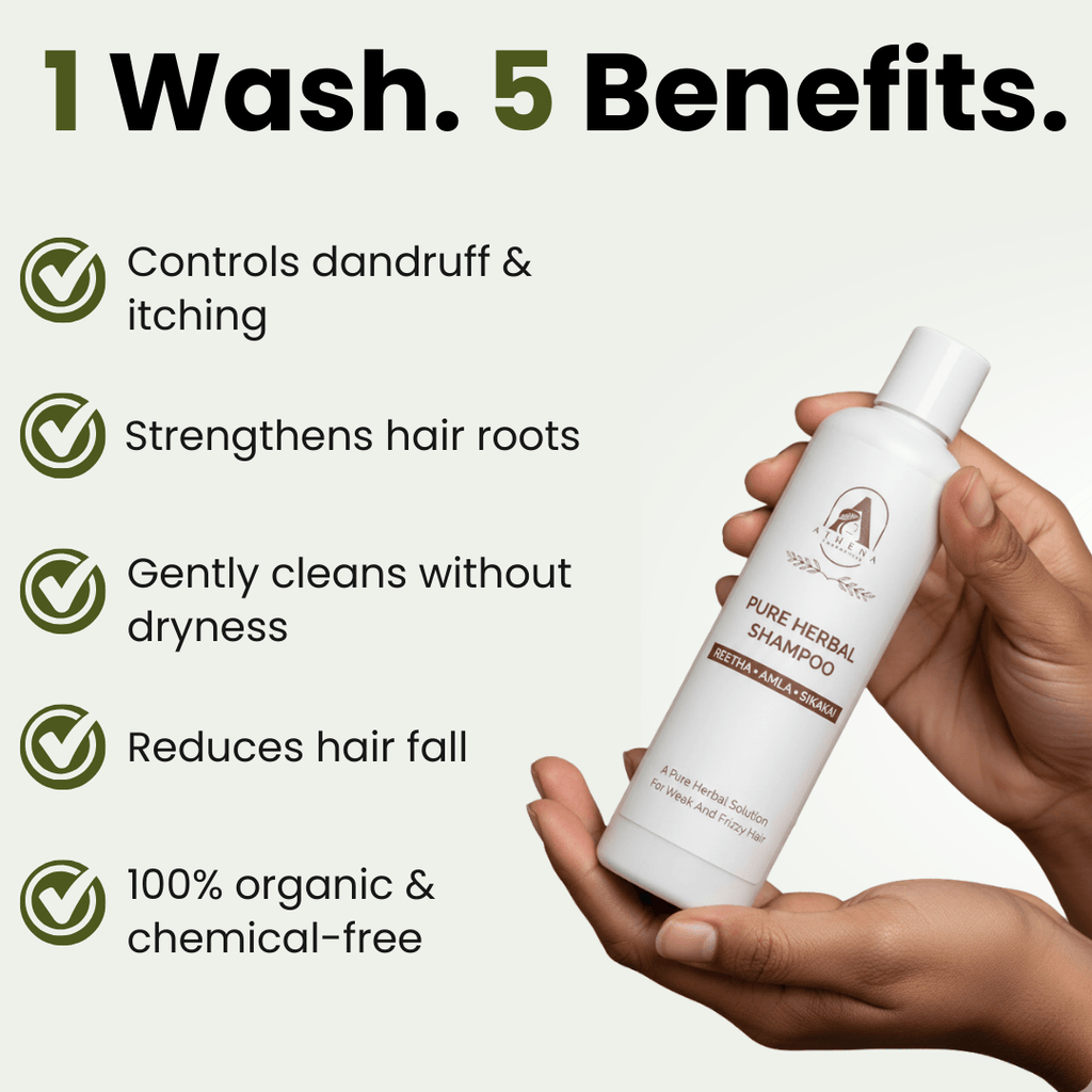 Athena Organic Herbal Shampoo (250ml)