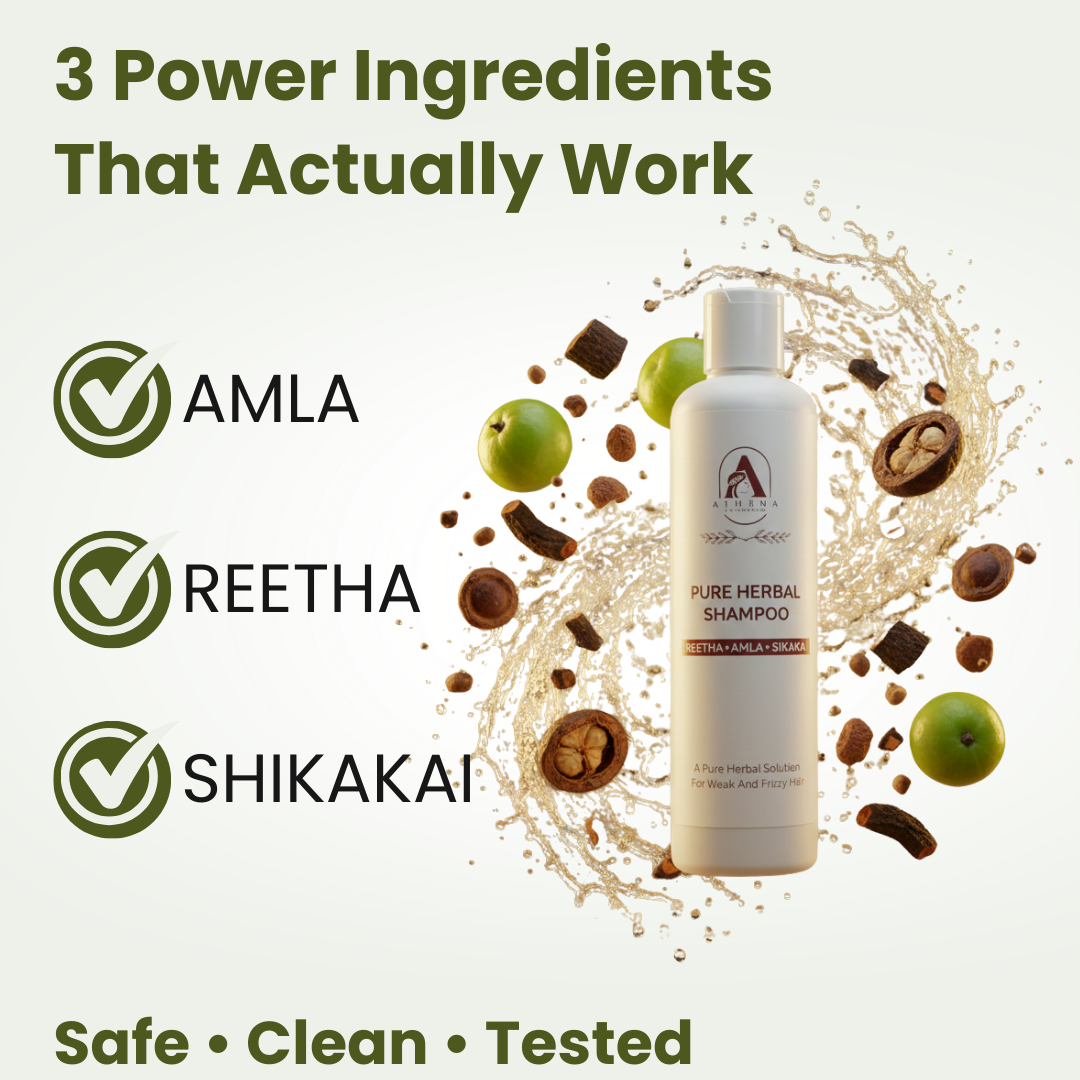 Athena Organic Herbal Shampoo (250ml)