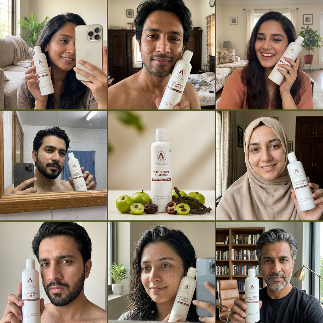 Organic Herbal Anti-Dandruff Shampoo (250ml)