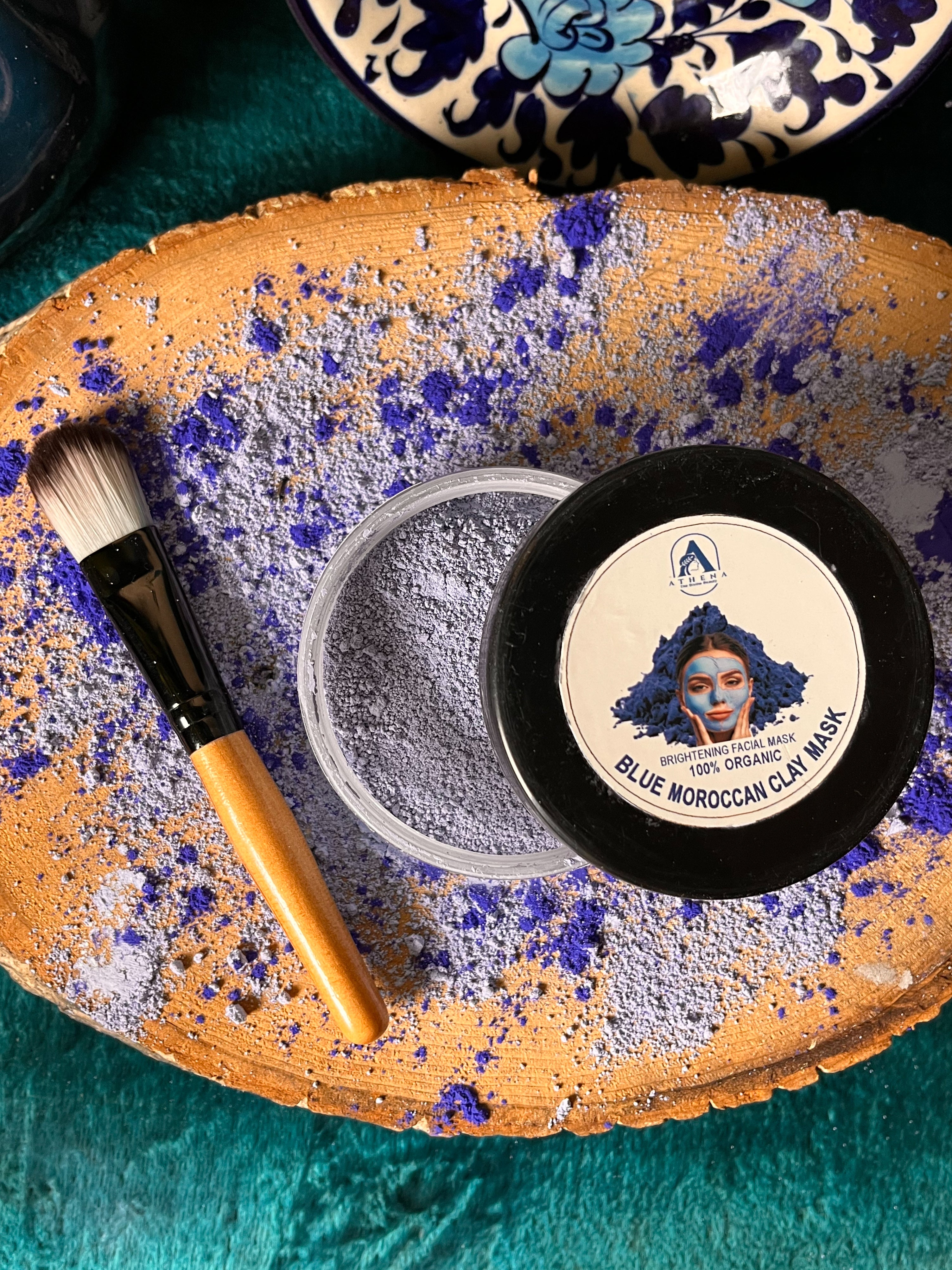 Blue Moroccan Clay Mask (Whitening)